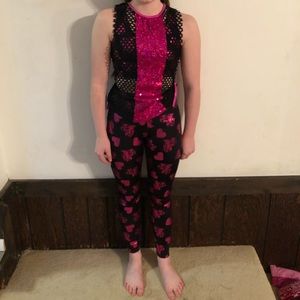 Pink and Black Hip Hop Costume
